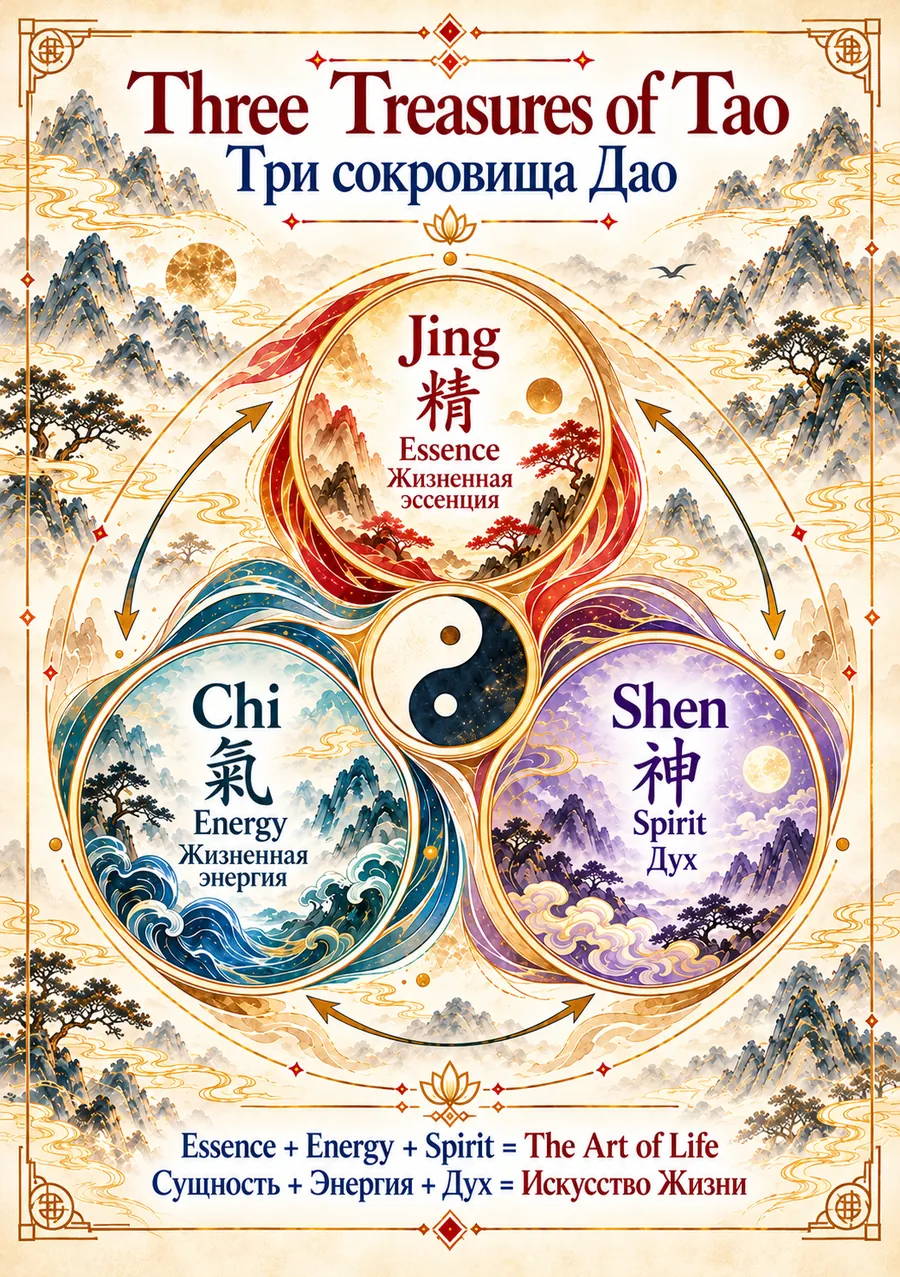 Three Treasures of Tao · Три сокровища Дао
